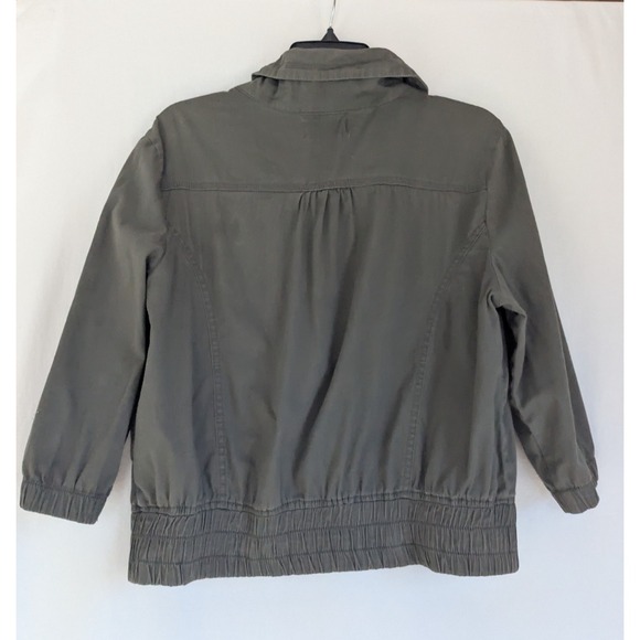 VTG Ashley Utility Jacket Teens Sz XL Outerwear International Lightweight Khaki - Picture 4 of 9